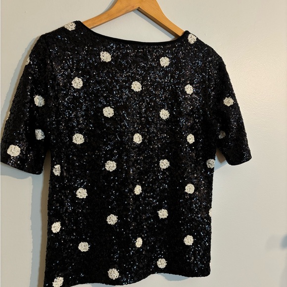 J Crew sequinned polka dot top - Picture 5 of 5